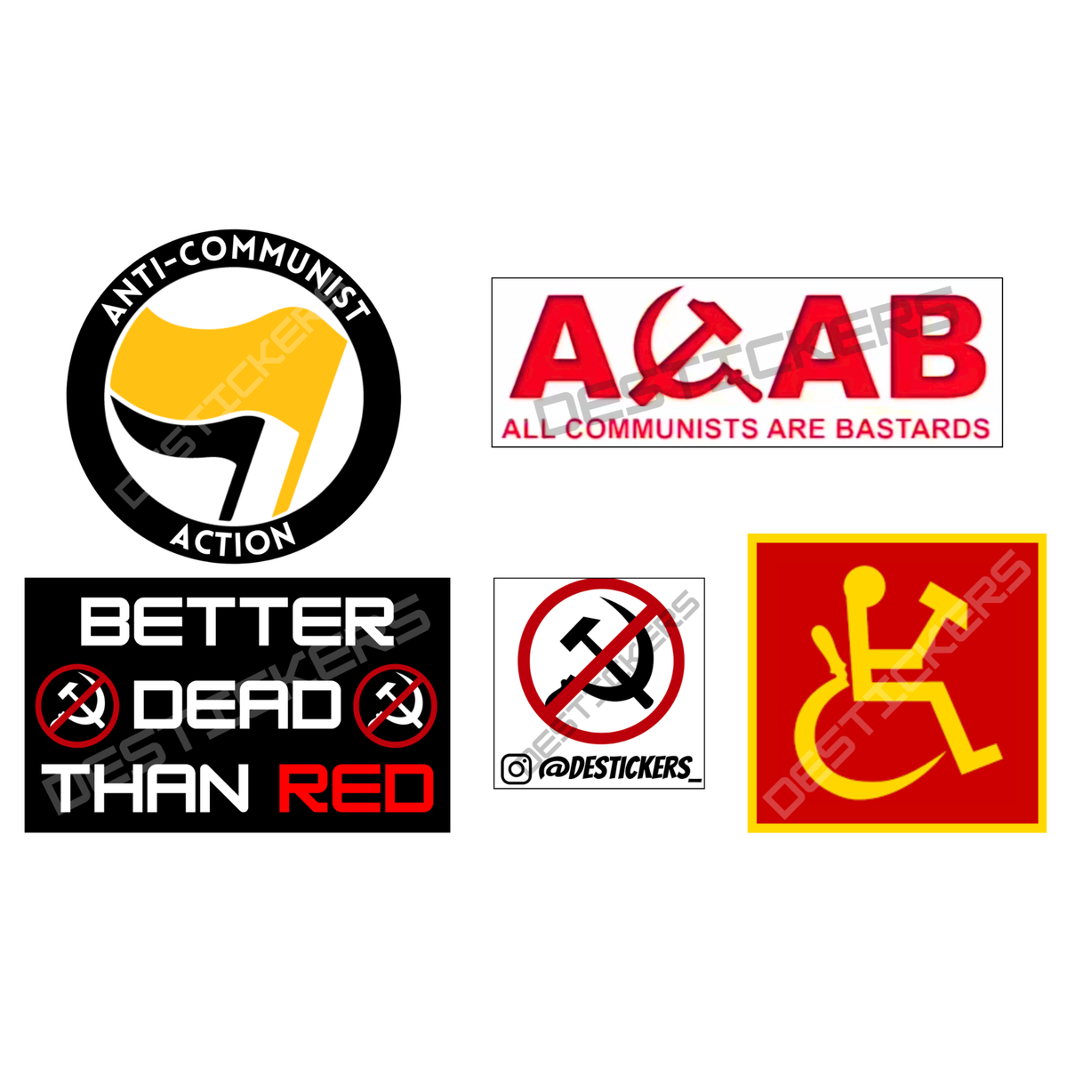 Against Sticker DEStickers