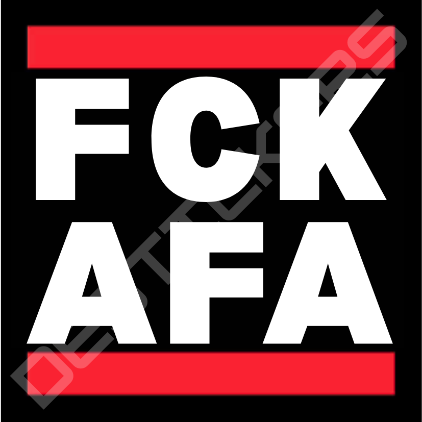 50 FCKAFA Stickers 7 x 7 cm