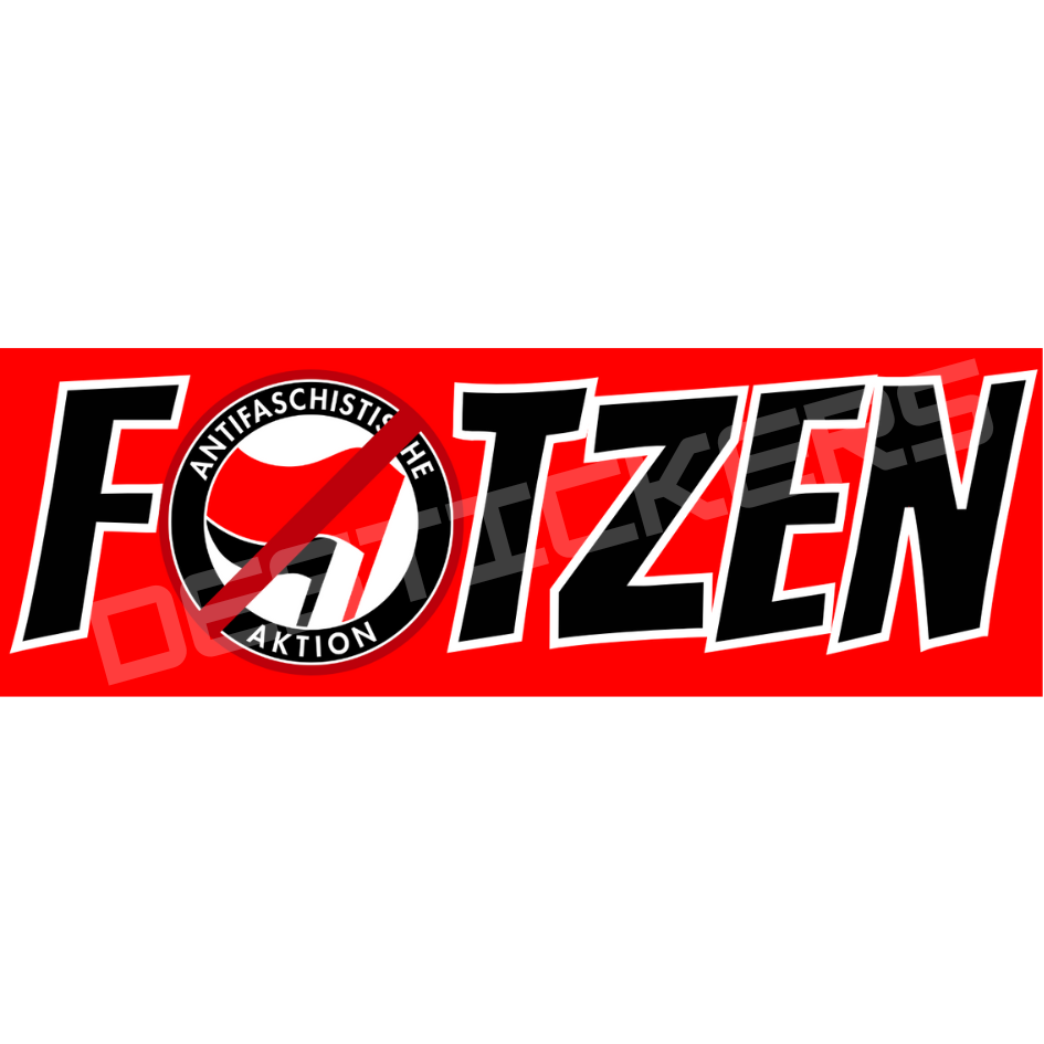 50 Anti Antifa Stickers 12 x 4 cm