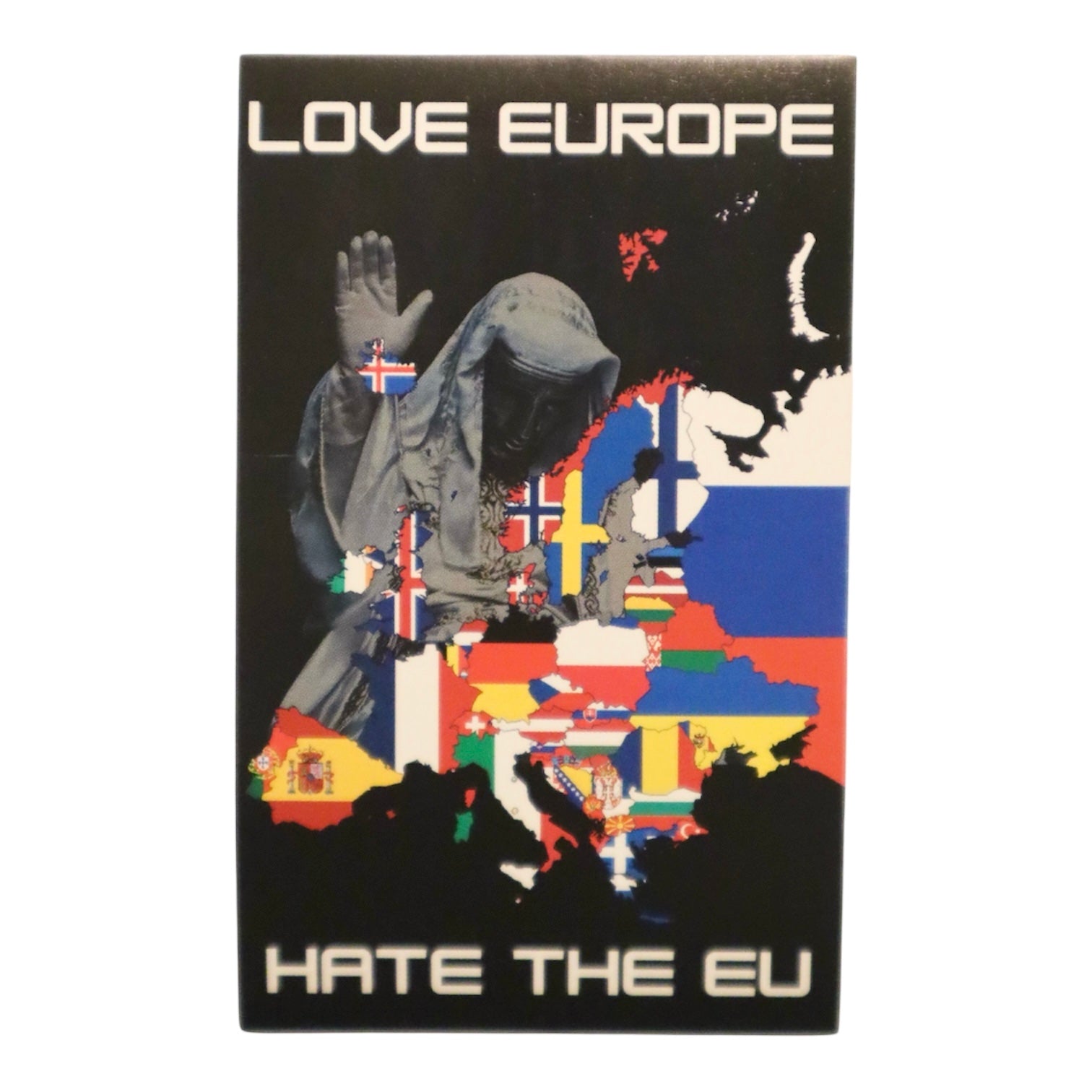 50 Love Europe Hate The EU Aufkleber 6 x 10 cm